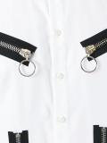 zip applique shirt