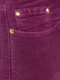 velvet high waist skinny trousers