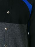 striped band varsity jacket