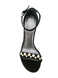 pearl embellished sandals 