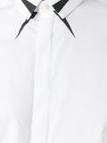 geometric detail collar shirt