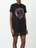 logo print T-shirt dress