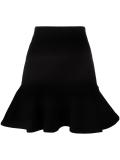 peplum mini skirt