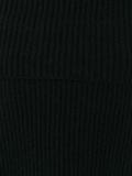 off-shoulders ribbed jumper