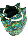tropical print backpack