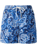 paisley print shorts