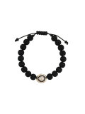 beaded bracelet with diamonds