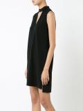 V-neck shift dress