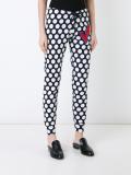 polka dots print sweatpants