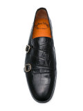embossed monk shoes 