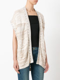 studded shortsleeved cardigan
