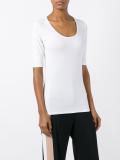 scoop neck T-shirt