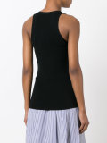 buttoned knitted vest