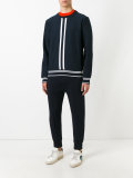 vertical stripe sweatshirt