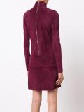 longsleeved zipped neck dress