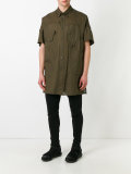 asymmetric pocket shirt
