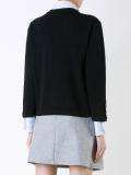patch pocket cardigan