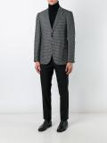 micro print blazer