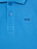 logo patch polo shirt 