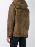 hooded short coat