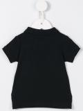 check trim polo shirt