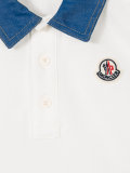 contrast collar polo shirt 