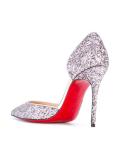 glitter encrusted pumps