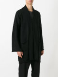 relaxed fit open coat