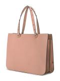 metallic detail tote