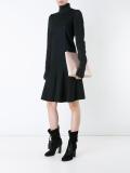 'Knit Sleeve Flare'连衣裙