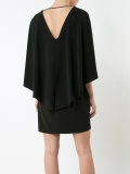 pleated trim dress 