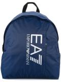 logo print backpack