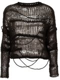 open knit jumper