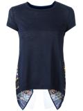 Tribal Lace open back T-shirt