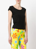 flower power cropped trousers