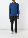 ribbed crew neck knit