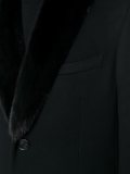 mink fur lapel coat