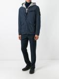 logo patch padded jacket