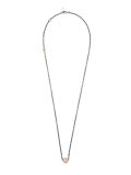 pave ball necklace