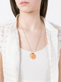 dual disc pendant necklace