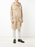 long drawstring jacket