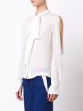 split sleeve blouse