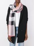 lightweight checked scarf