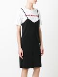 layered T-shirt dress