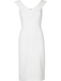 fitted midi-dress