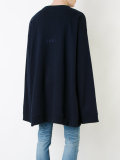 human figure print sweatshirt 