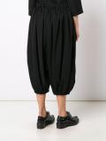 cropped balloon trousers