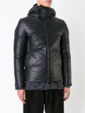 hooded padded jacket