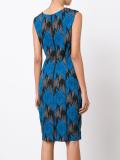 jacquard fitted dress