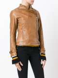 zip up biker jacket 
